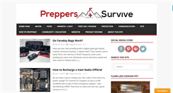 Desktop Screenshot of prepperssurvive.com